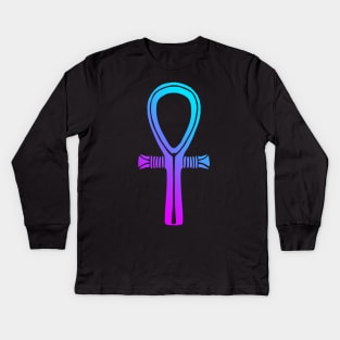 Ankh - Berry Gradient Kids Long Sleeve T-Shirt